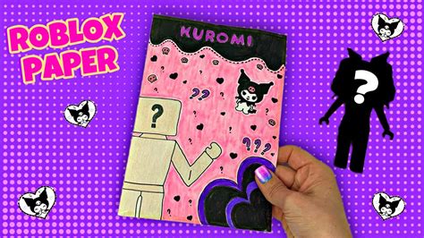 Roblox Blind Bag Paper 💜 Tutorial Paper Roblox Kuromi Roblox Blind Bag Outfit Roblox Sanrio