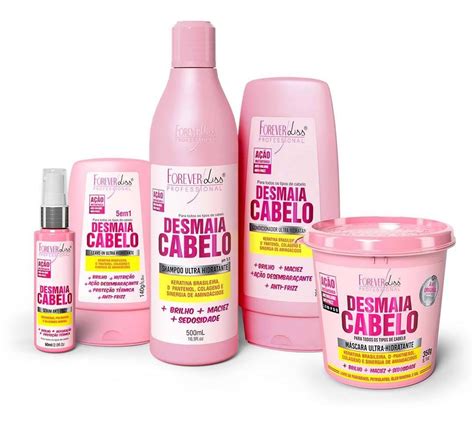 Kit Desmaia Cabelo Completo Forever Liss Mercado Livre