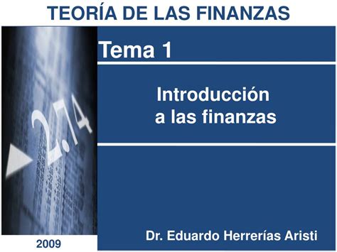 Ppt Introducci N A Las Finanzas Powerpoint Presentation Free