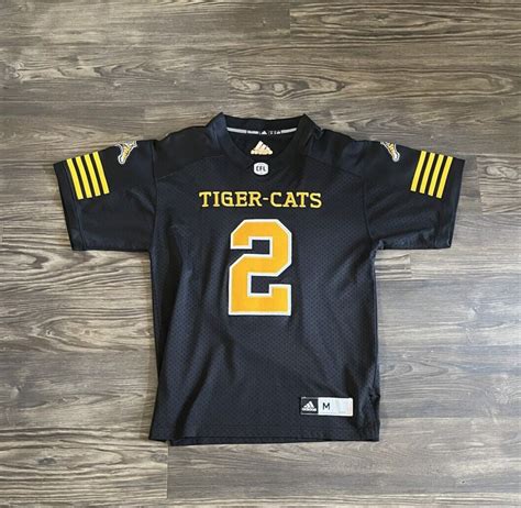 Johnny Manziel Adidas Hamilton Tiger Cats Cfl Jersey Rare Ebay