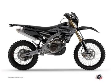 kit déco motocross yamaha black matte noir Kutvek