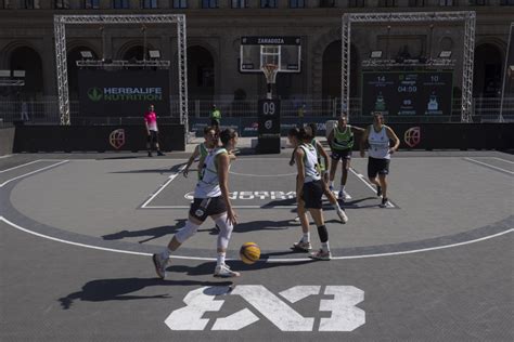 Baloncesto 3x3 en la plaza del Pilar Imágenes