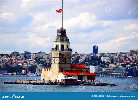 Maiden Tower Kiz Kulesi In Miniaturk Museum Editorial Image