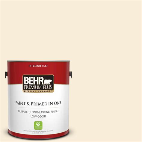 Behr Premium Plus Gal Ppu Polished Pearl Flat Low Odor Interior