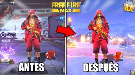 COMO PONER EL LOBBY DE NAVIDAD EN FREE FIRE MAX 2021 CAMBIAR LOBBY DE