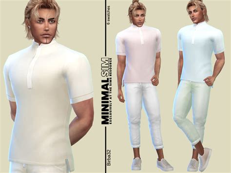 The Sims Resource Minimalsim Casual Set Top