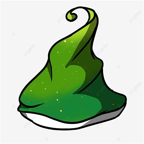 Green Elf Hat Clip Art Christmas Tree Hat Green Yellow Dot Png