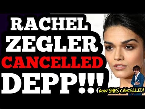 Rachel Zegler Cancelled Johnny Depp And Gina Carano Now Disney S Snow