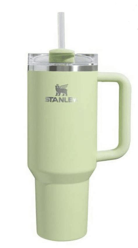 Stanley 40 Oz H2 0 Quencher Tumbler Stainless Steel PALE LIME