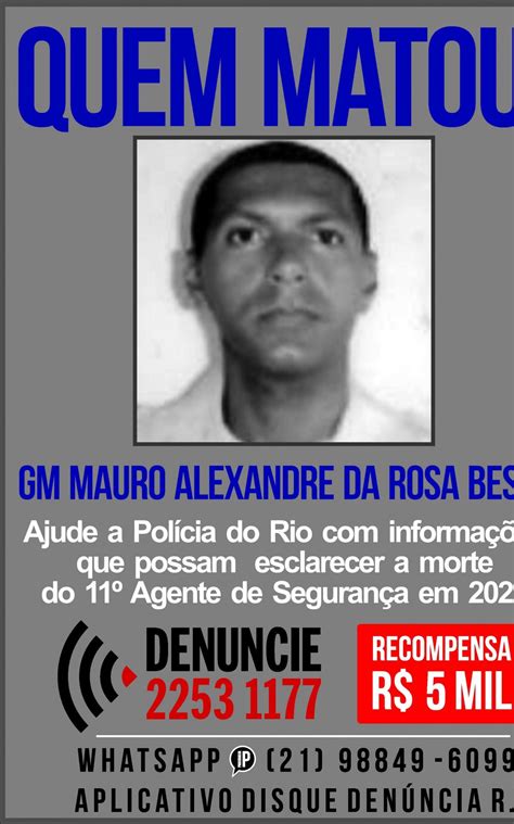 Disque Denúncia Pede Informações Sobre Os Envolvidos Na Morte De Agente