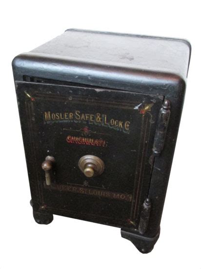 Small Mosler Safe Wooden Nickel Antiques