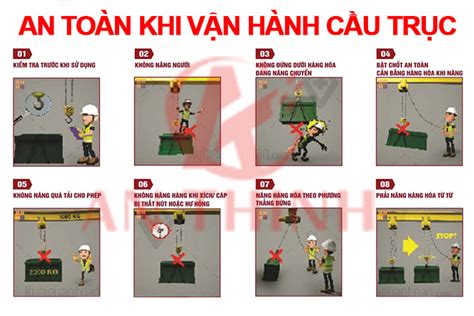 Những quy định an toàn vận hành cầu trục