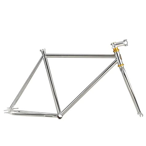 Vintage Single Speed Bike Frame 700c 48cm 52cm Fixed Gear Bike Frame