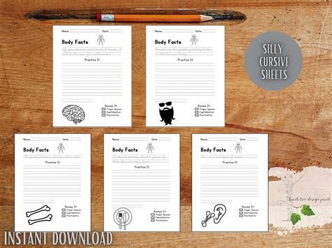 Cursive Penmanship and Handwriting Practice for Older Students 8.5 X 11 ...