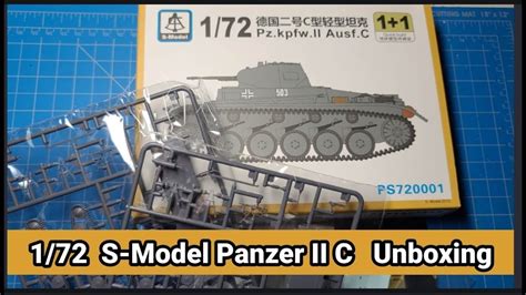 S Model Panzer Ii C Unboxing Youtube