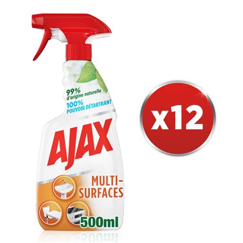 Pack De Ajax Nettoyant M Nager Multi Surfaces Multi Usages Spray