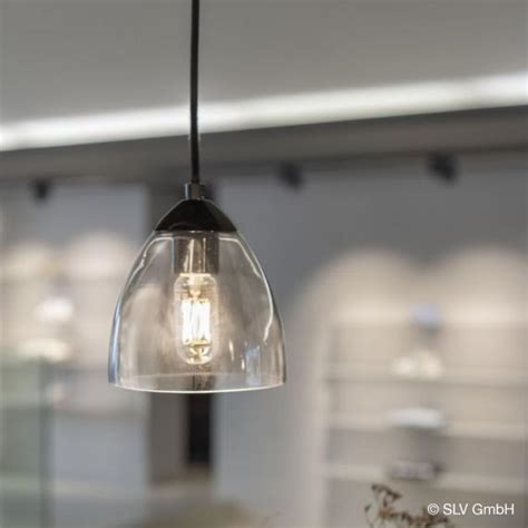 SLV PARA CONE GL Pendant Light Smoke 1006159 REUTER