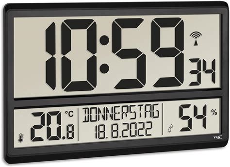 Tfa Dostmann Xl Digital Wall Temperature And Humidity Day