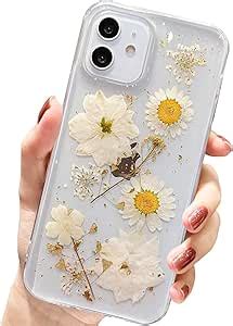 Amart F R Iphone Iphone Pro H Lle Blumen Durchsichtig Echte