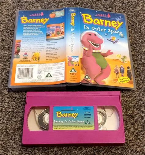 Barney The Dinosaur Barney In Outer Space Vhs Picclick Uk Hot Sex Picture