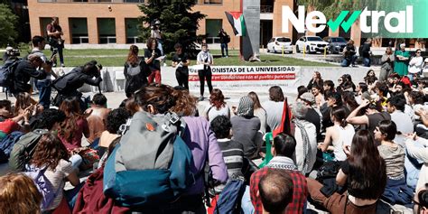 Las protestas universitarias en apoyo a Palestina llegan a España Newtral