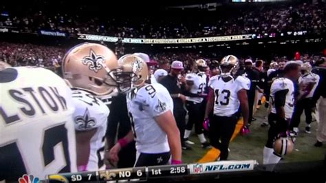 Drew Brees Break All Time Passing Touchdown Record Youtube