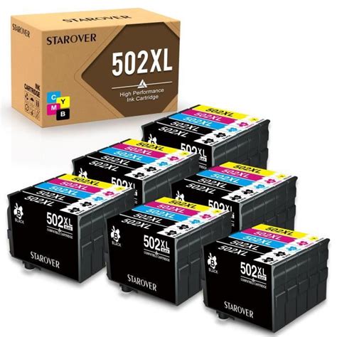 Starover Cartouches Epson Xl Compatibles Avec Imprimantes Epson