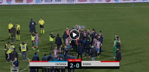 Catania FC In Finale Di Coppa Il 2 0 Sul Rimini Vale Padova Video