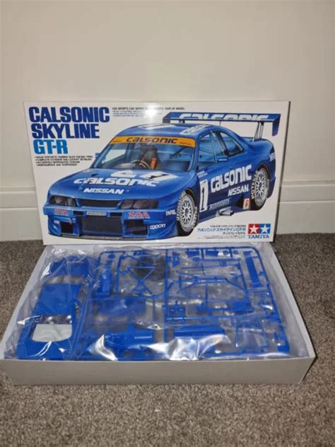 Tamiya Nissan Skyline Gt R R Calsonic Race Car Model Kit Scale