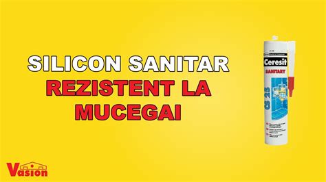 Silicon CERESIT Sanitar CS 25 REZISTENT LA MUCEGAI YouTube