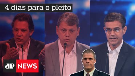 Confira a agenda dos candidatos ao governo de São Paulo nesta quarta