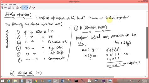 Bitwise Operator In C Part 13 Video Tutorial Part 20 Youtube