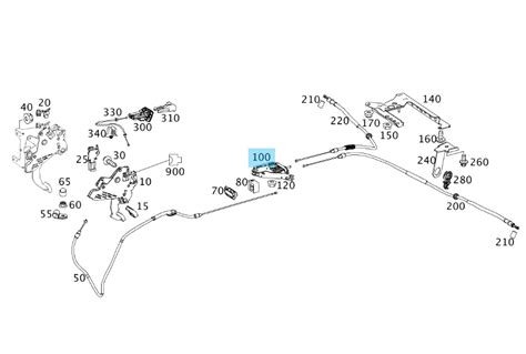 New Genuine Mercedes Benz Vito Parking Hand Brake Cable Adjustment