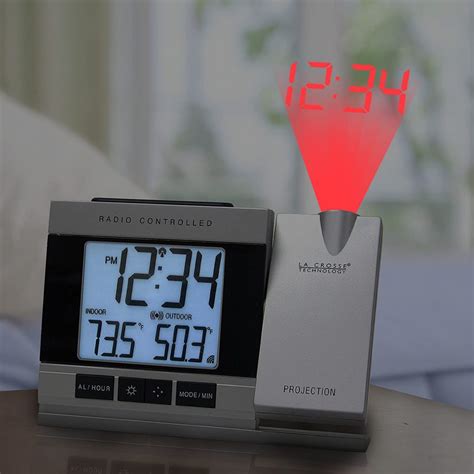 Best ceiling projection atomic alarm clock 2021 with outdoor temperature