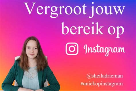 Instagram Cursus Zo Vergroot Je Je Bereik Leer Het Op Soofos Nl