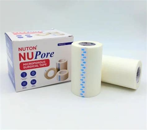 Soft Cloth Color White Nuton Nu Pore Microporous Surgical Tape At Rs