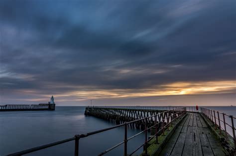 Blyth Pier, Northumberland by philreay-Coastal | Village.Phot...