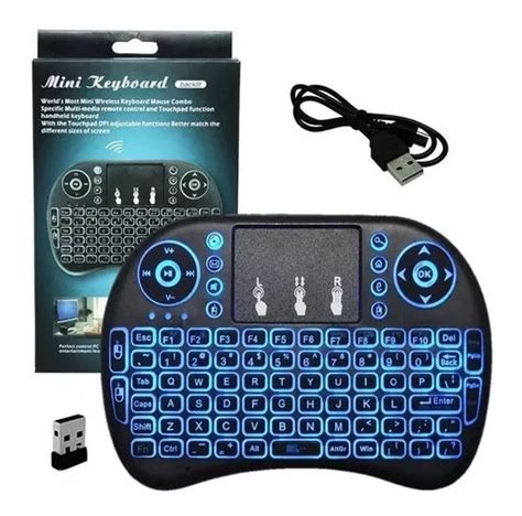 Mini Teclado Wireless Touch Para Celular Pc Android Tv Smart Mercadolivre