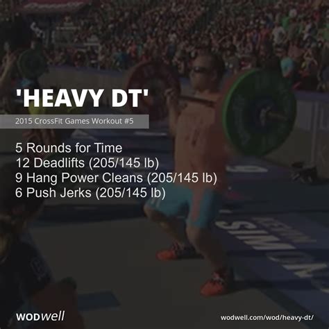 Heavy Dt Workout Crossfit Wod Wodwell