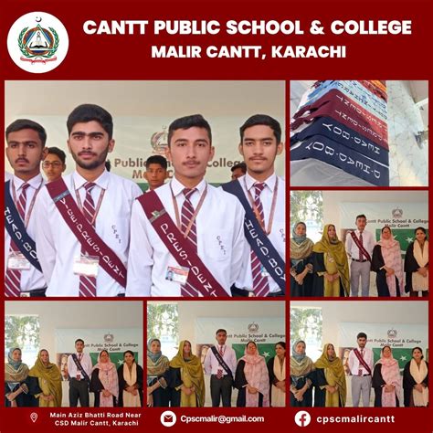 Investiture Ceremony held at Cantt Public School & College, Malir Cantt ...