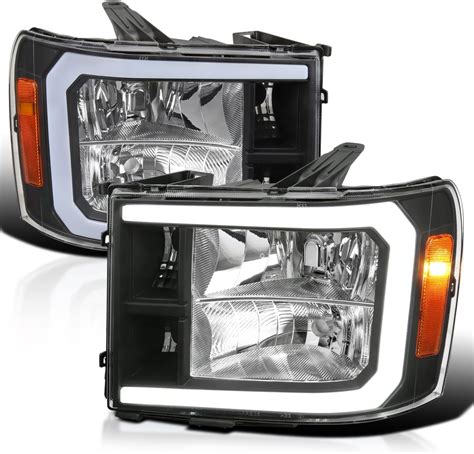 Amazon Spec D Tuning LED Bar Black Headlights Compatible With 2007