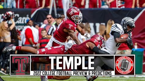 Temple Owls 2022 College Football Season Predictions Youtube