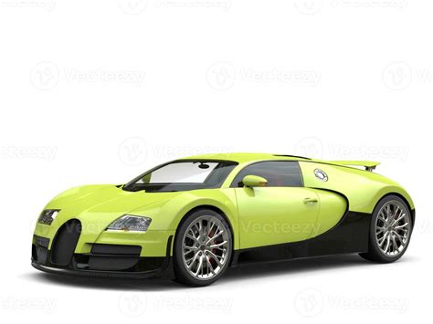 Electric green modern luxury sports car 31196779 Stock Photo at Vecteezy