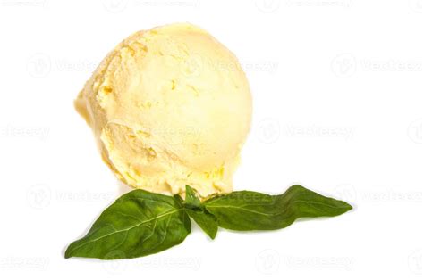 Scoop Of Lemon Ice Cream 10861085 Stock Photo At Vecteezy