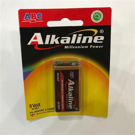 Jual ABC ALKALINE Battery 9V Baterai 9V Kotak Baterai Mic GROSIR