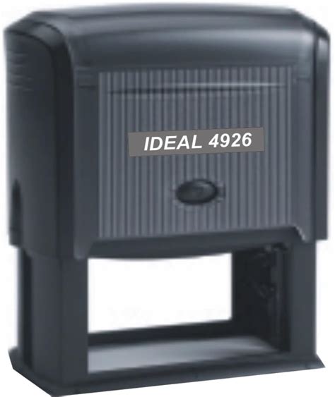 Extra Large Self Inking Stamp Custom Text Message Up To