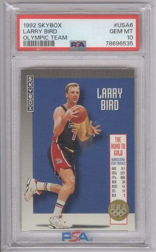 Skybox Larry Bird Olympic Dream Team Usa Psa Ebay