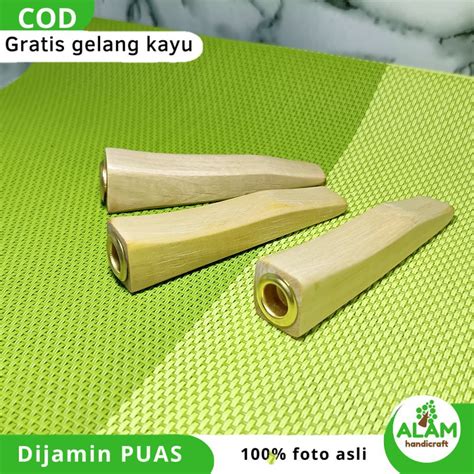 Pipa Roko Kayu Kemuning Gading Segi Lazada Indonesia