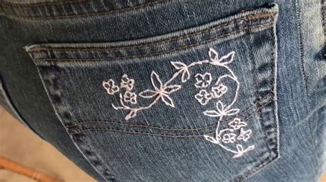 Jeans Back Pocket Embroidery Designs