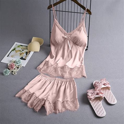 Dondpo Lingerie For Women Womens Pajama Sets Set Camisole Pajamas Women